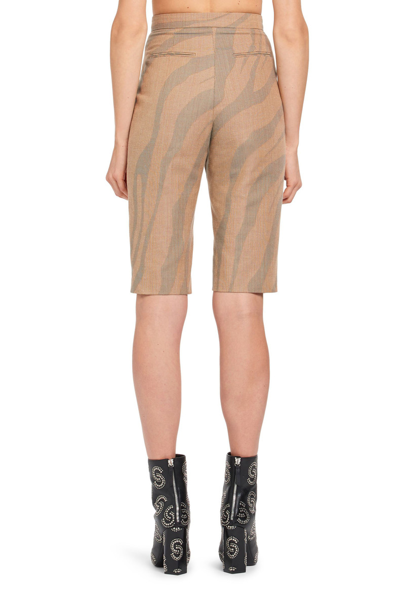 Macro Zebra jacquard Bermuda shorts 4