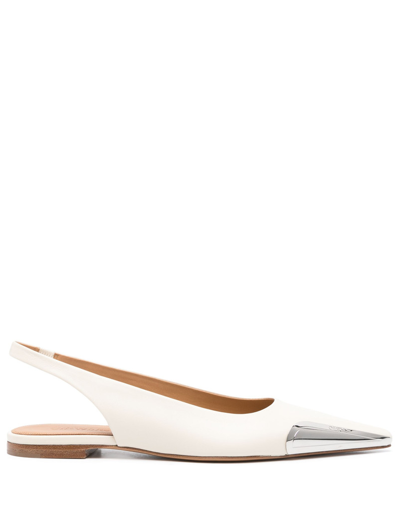 Allenframe leather ballerina shoes - 1
