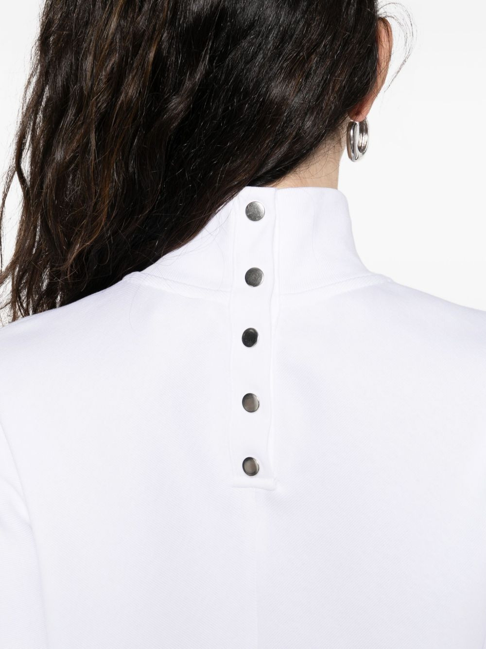 high-neck cropped top - 5