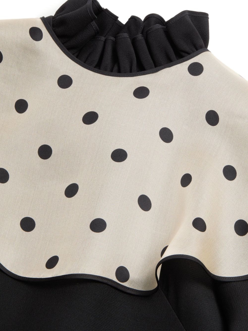 high-neck mini dress - 7