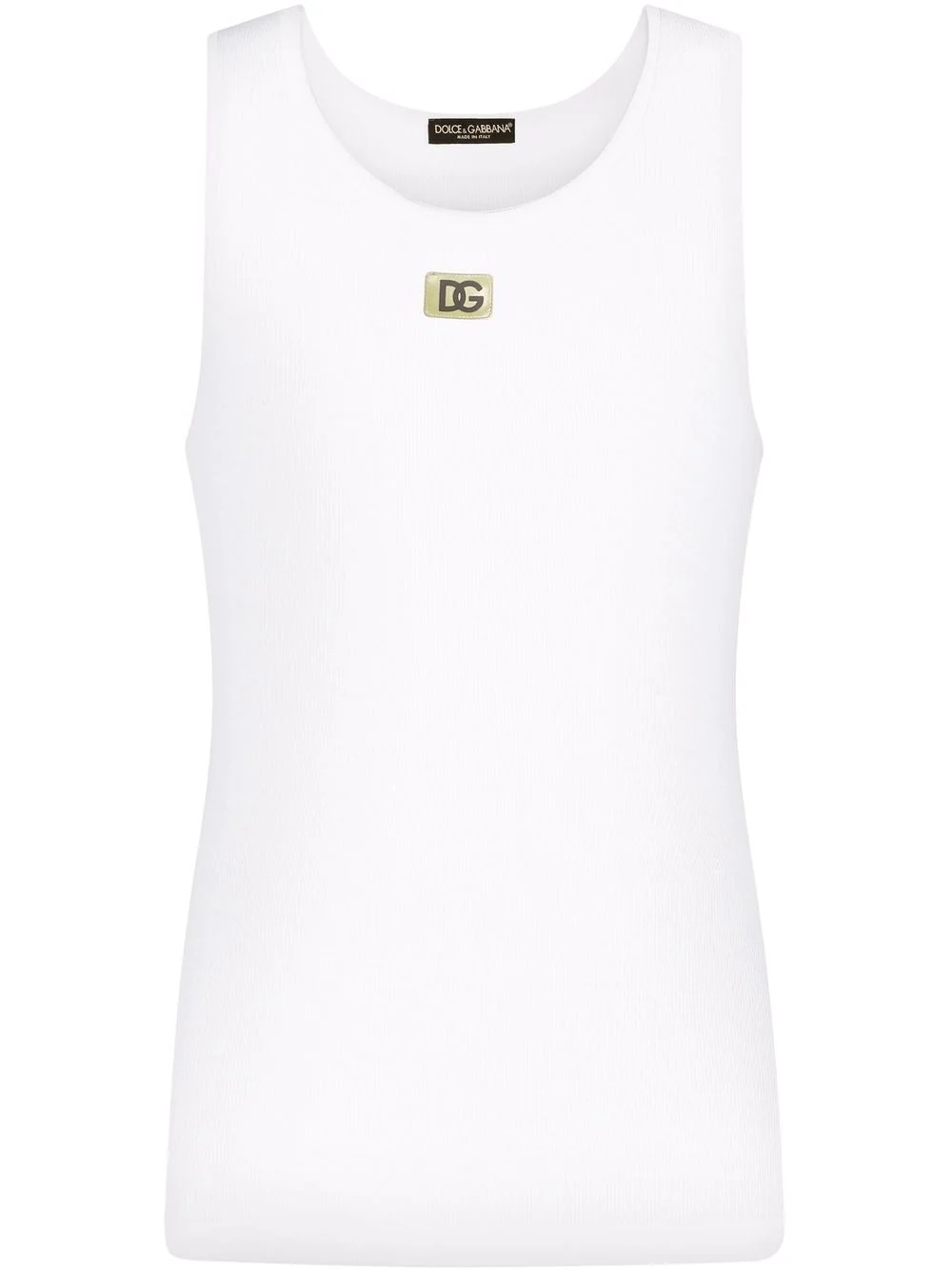 logo-patch tank top - 1