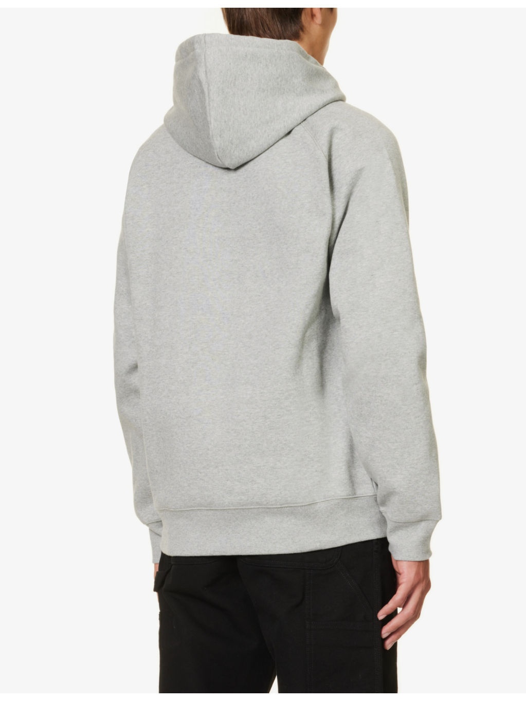 Chase brand-embroidered cotton-blend hoody - 4