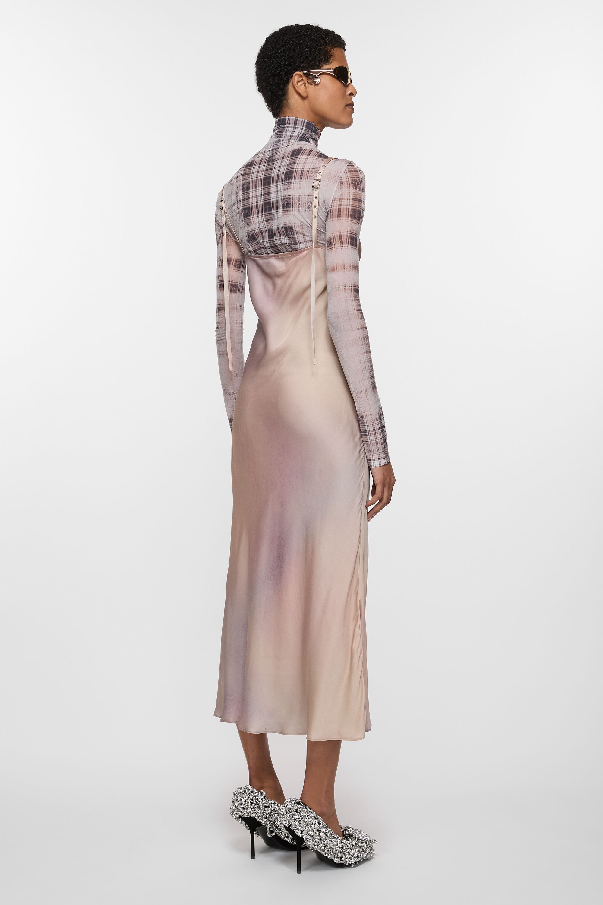 Strap dress - Multi pink - 3