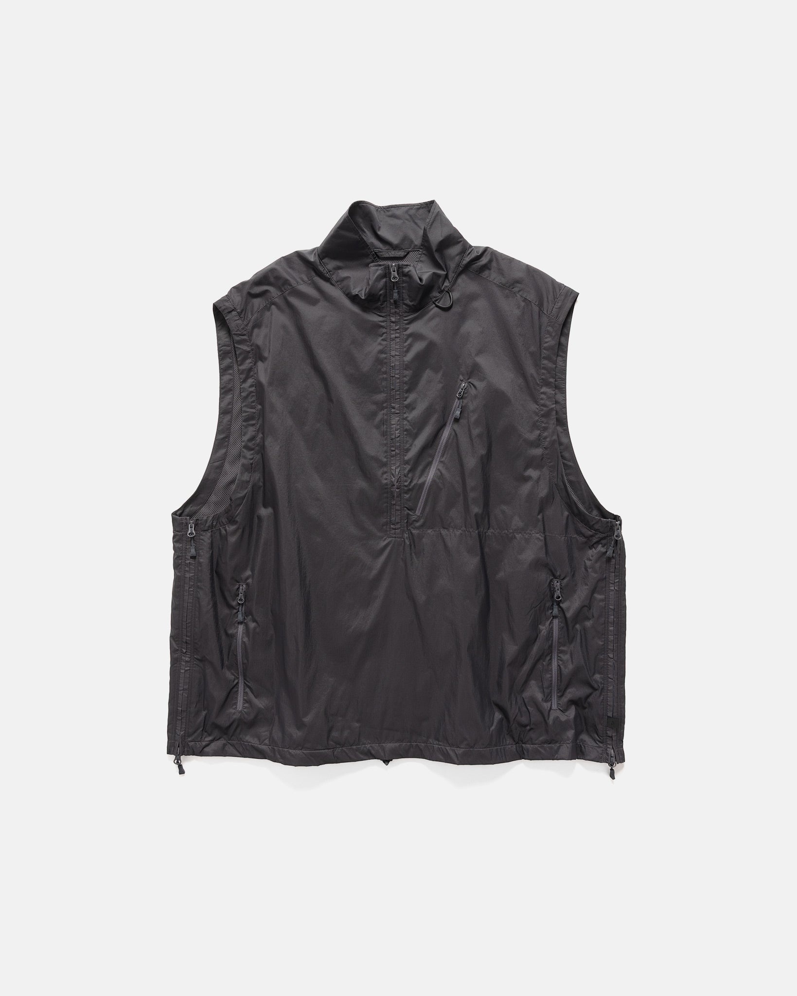 Tech Wind Shell Vest Charcoal - 1