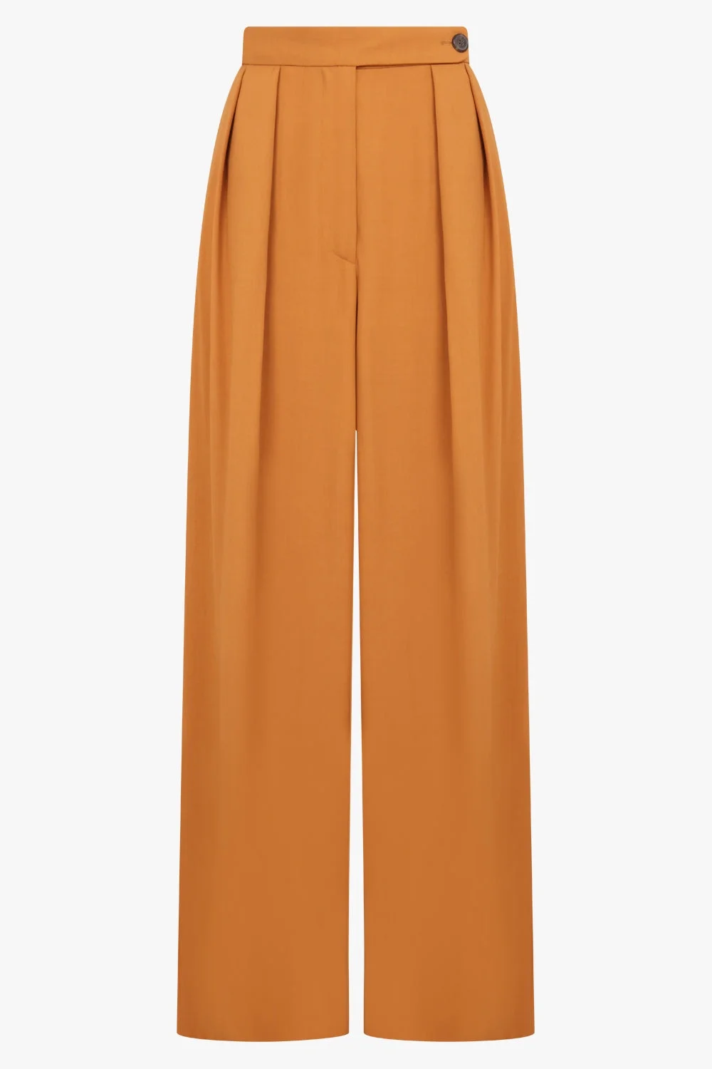 WIDE LEG TAILORED PANT | LIGHT RUST - 1