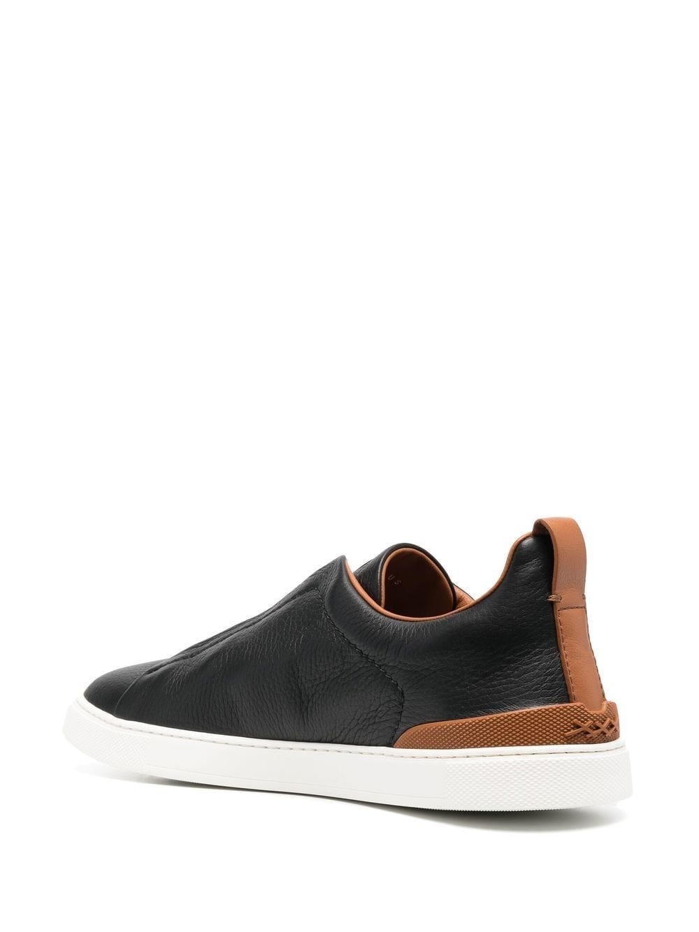 triple-stitch low-top sneakers - 3