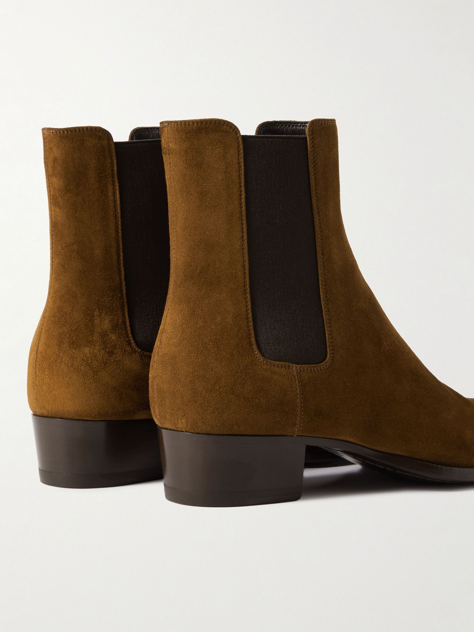 Wyatt Suede Chelsea Boots Brown - 5