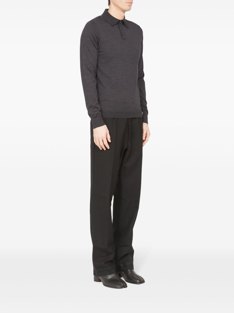 Maison Margiela wool polo jumper outlook