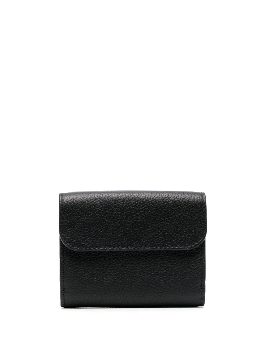 logo-buckle leather wallet - 2