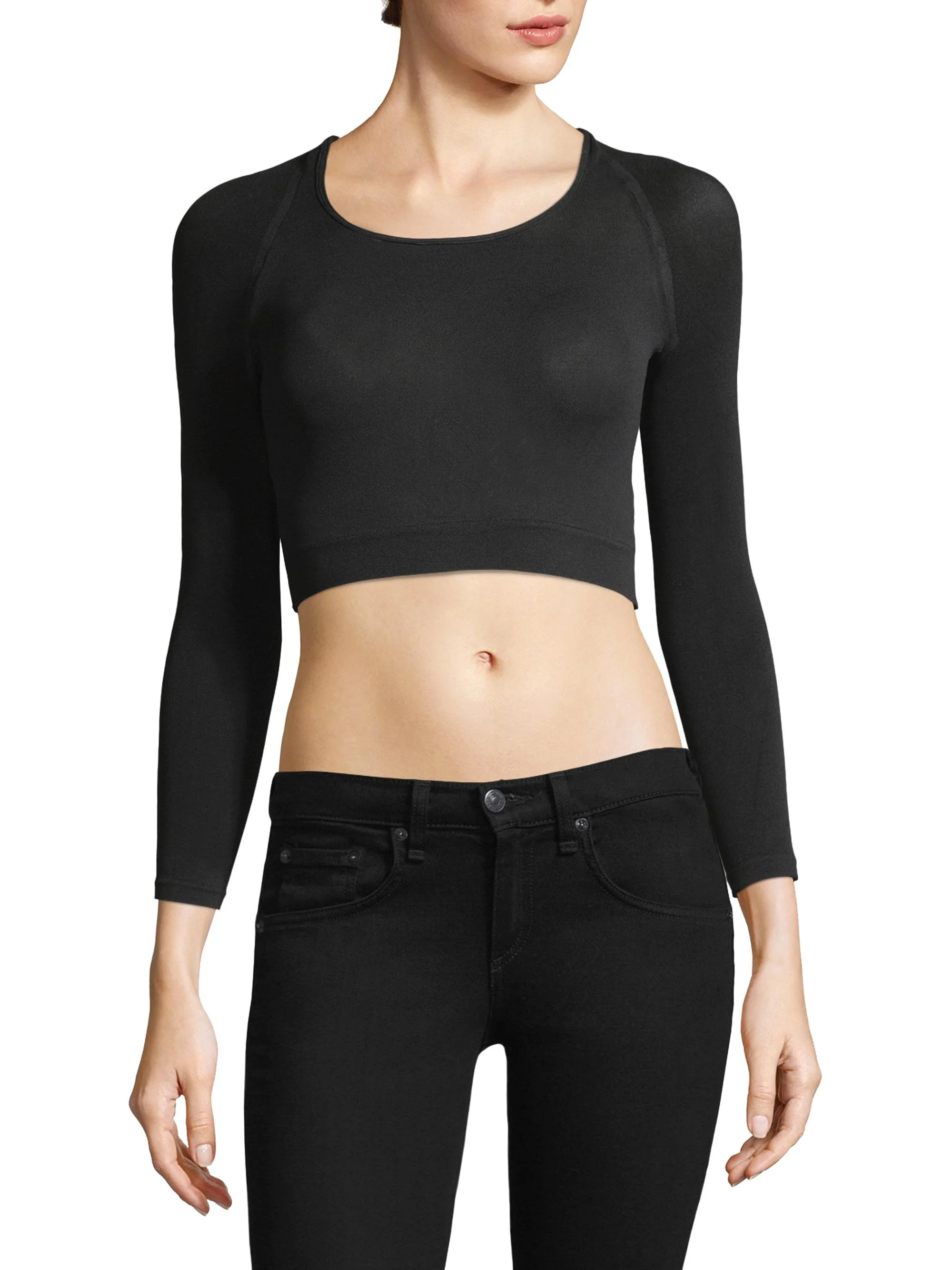Women's Arm Tights Layering Piece - Very Black - 1