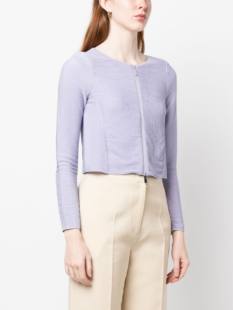 barré jersey zip-up jacket 3