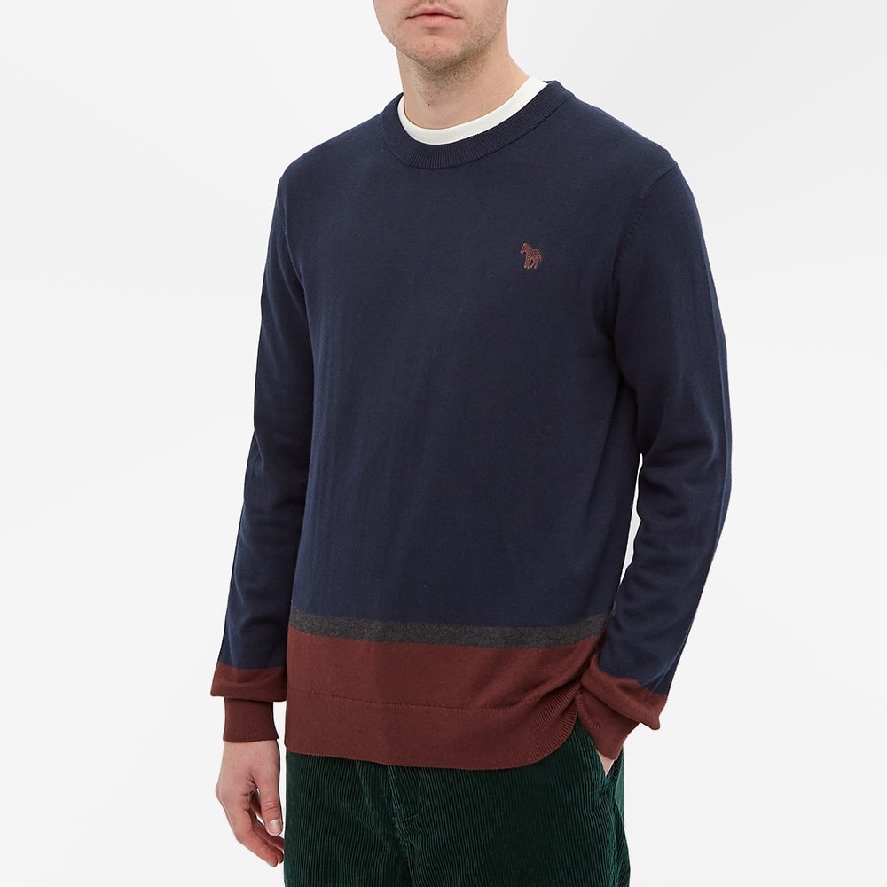 Paul Smith Zebra Panel Crew Knit - 3