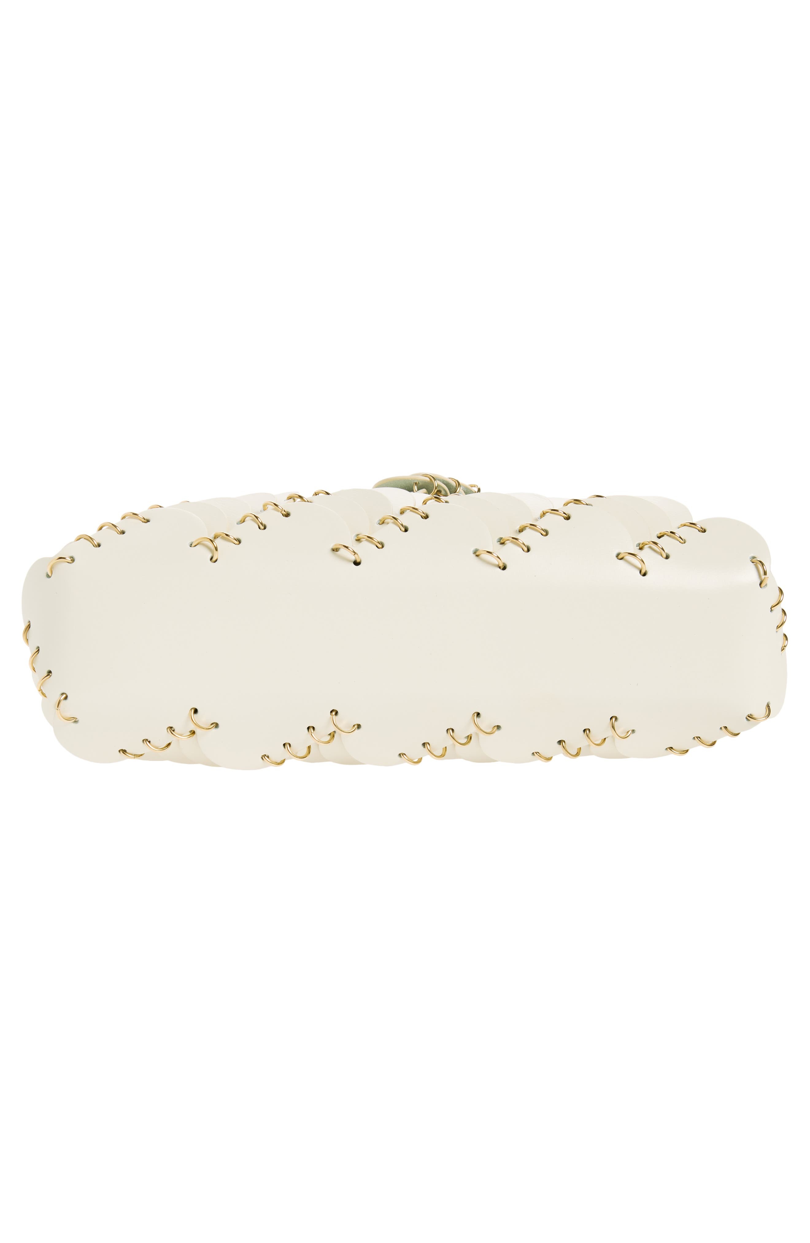 Rabanne Sac Leather Hobo Bag in Cream /Gold at Nordstrom - 7