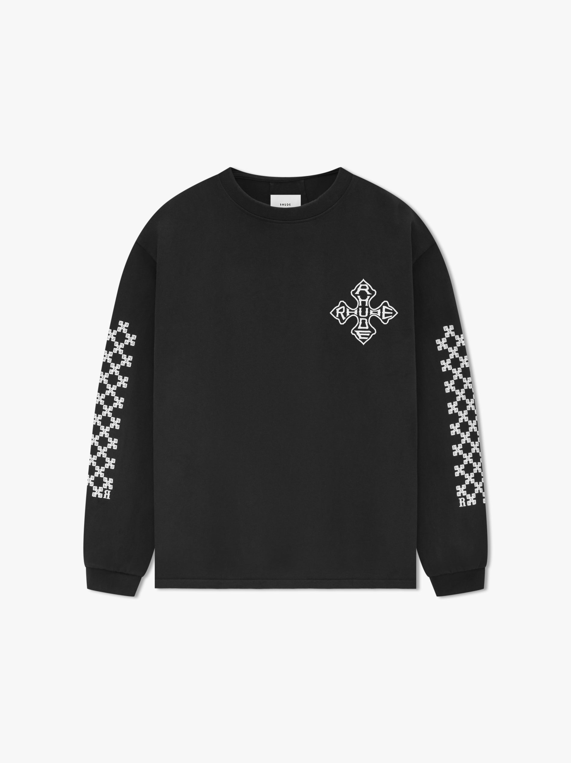 RHUDE CROSS LS TEE - 1