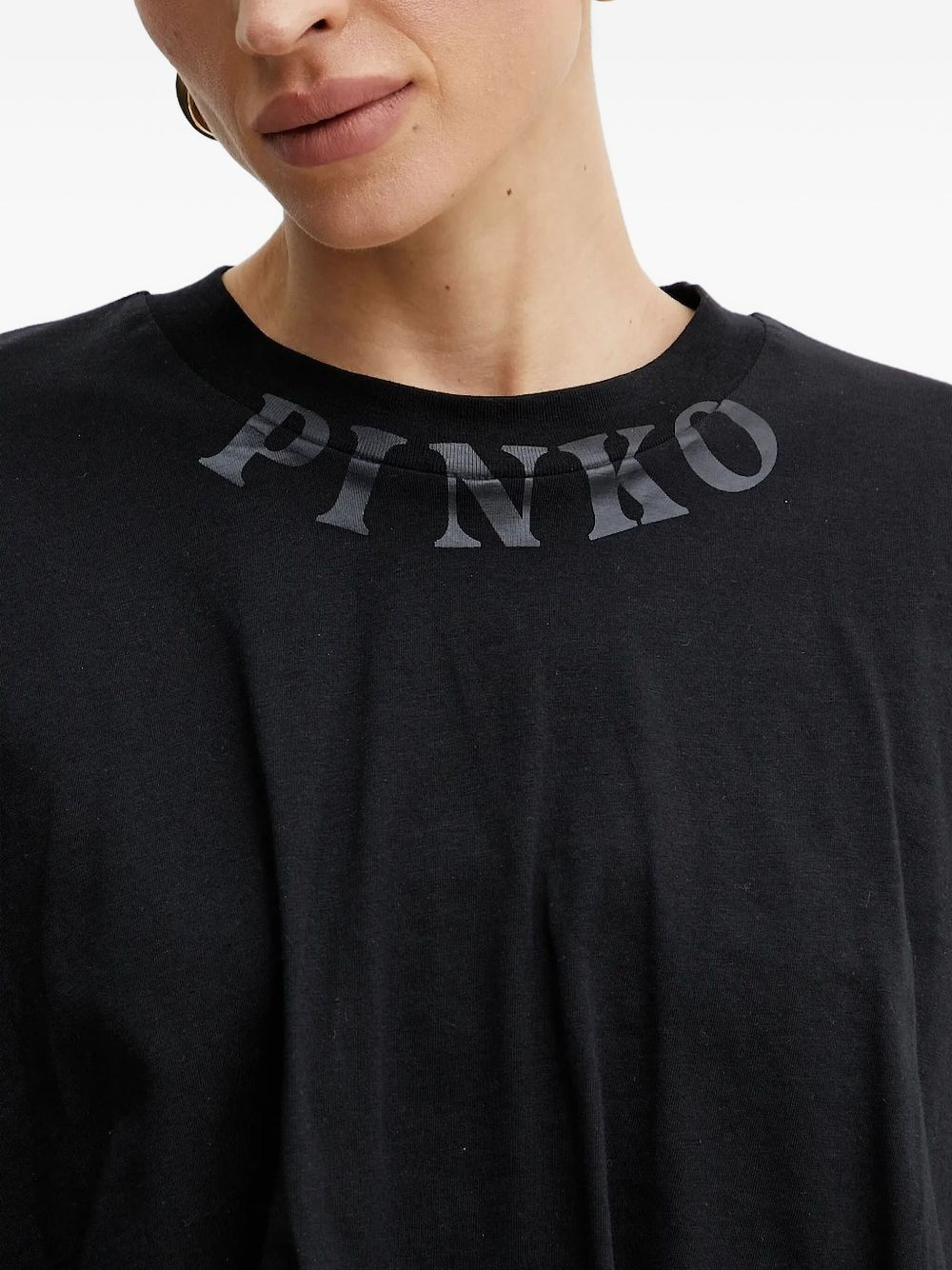 logo-embroidered top - 3