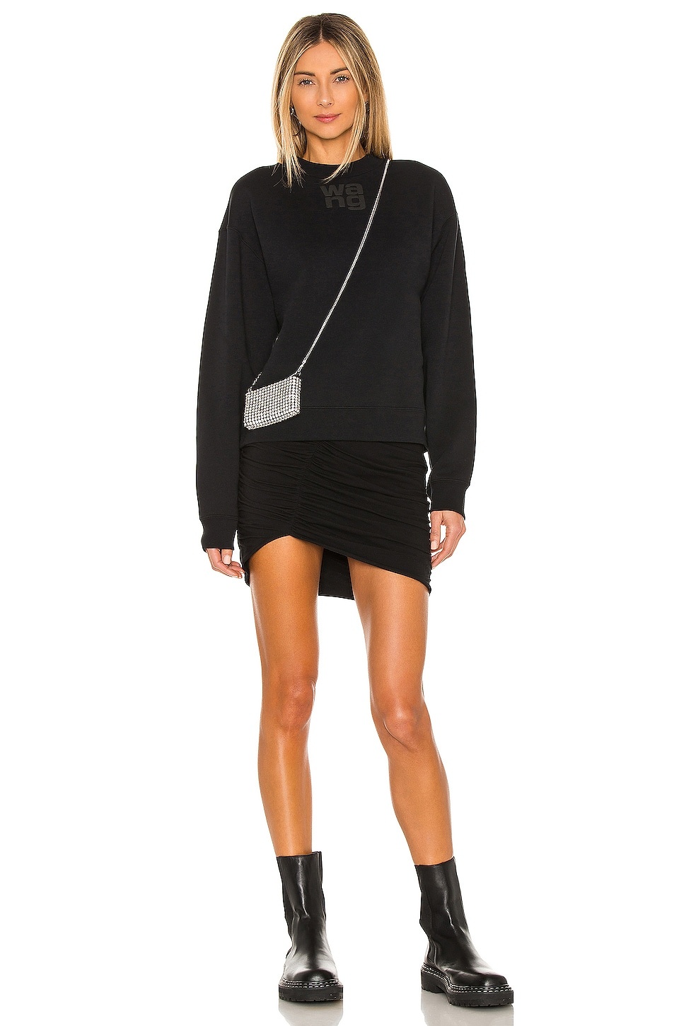 Essential Terry Crew Sweatshirt W/ Puff Paint Logo - 4