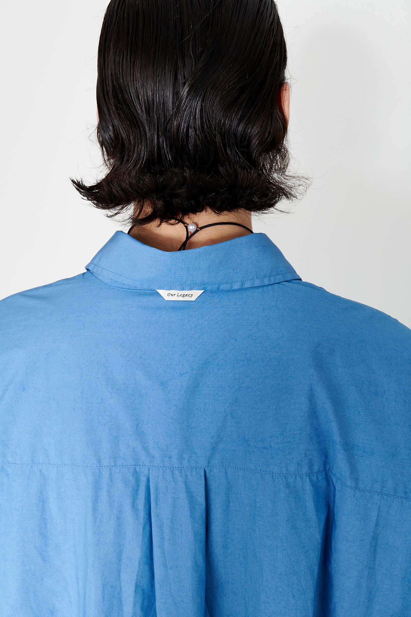 Popover Shirt Antique Blue Parachute Poplin - 7