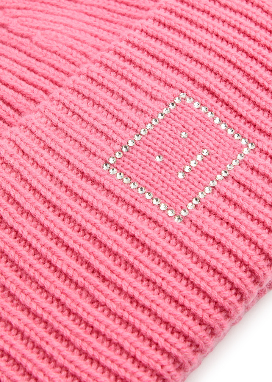 Logo-embellished wool beanie - 2