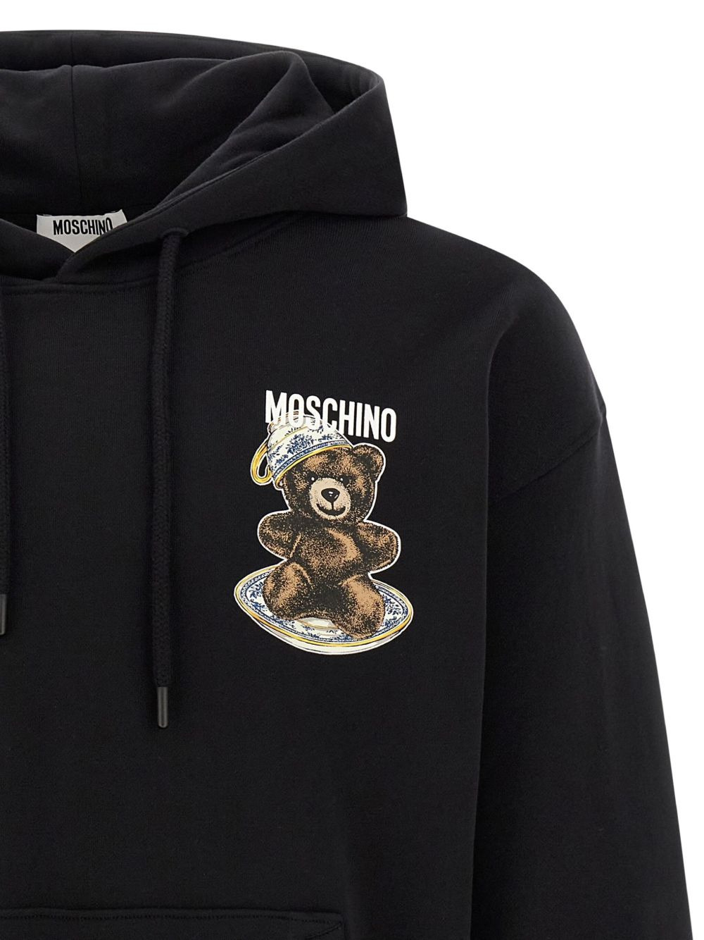 teddy-print hoodie - 3
