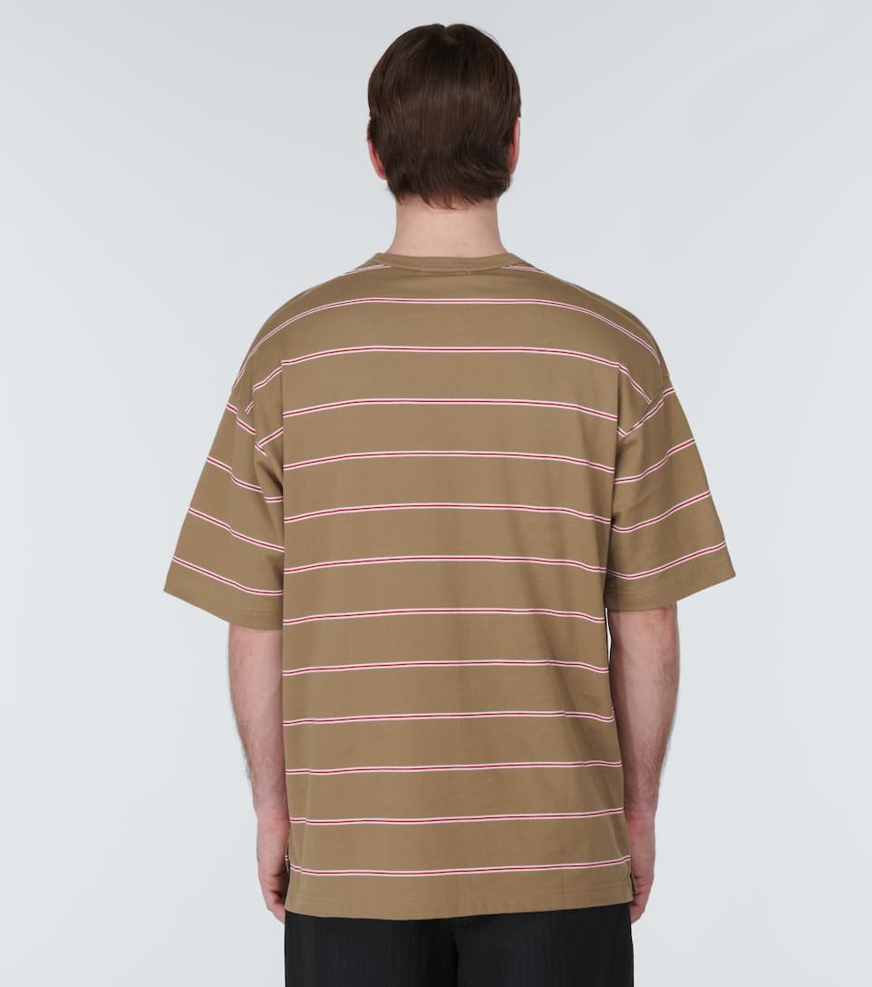 Striped cotton T-shirt - 4
