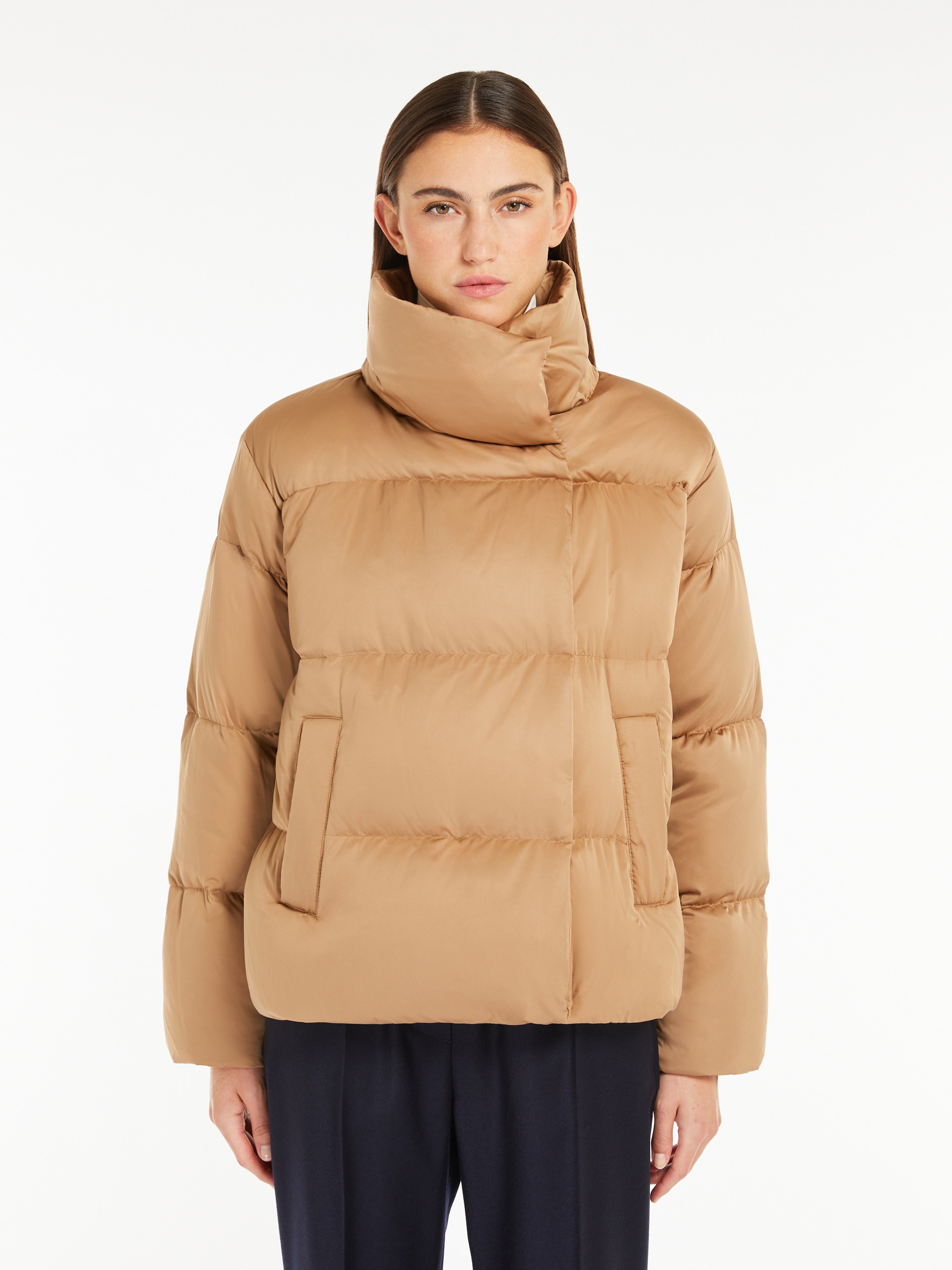 GIRAFFA Water-repellent satin down jacket - 3