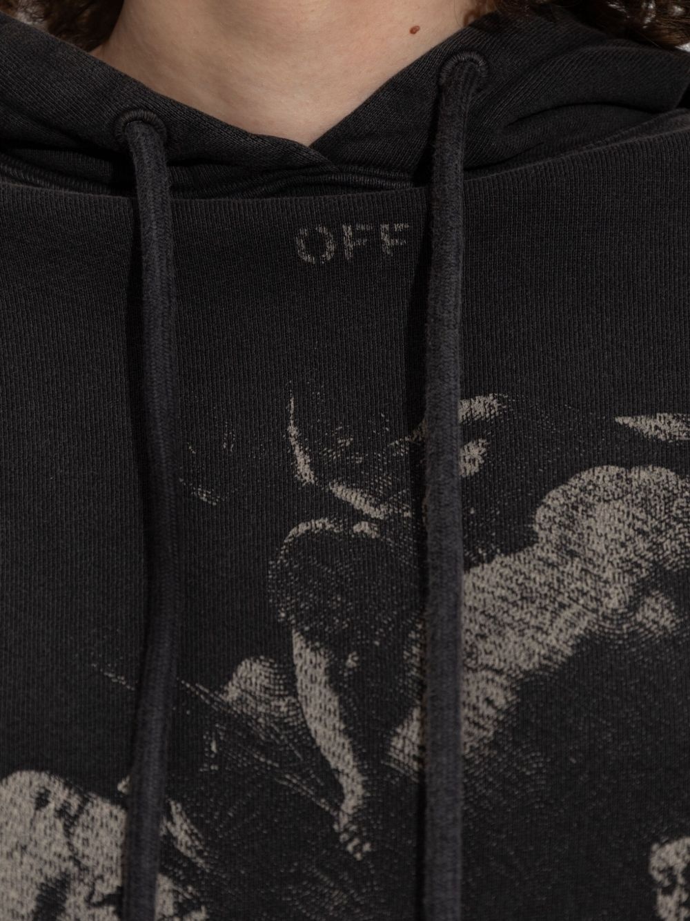 graphic print hoodie - 5