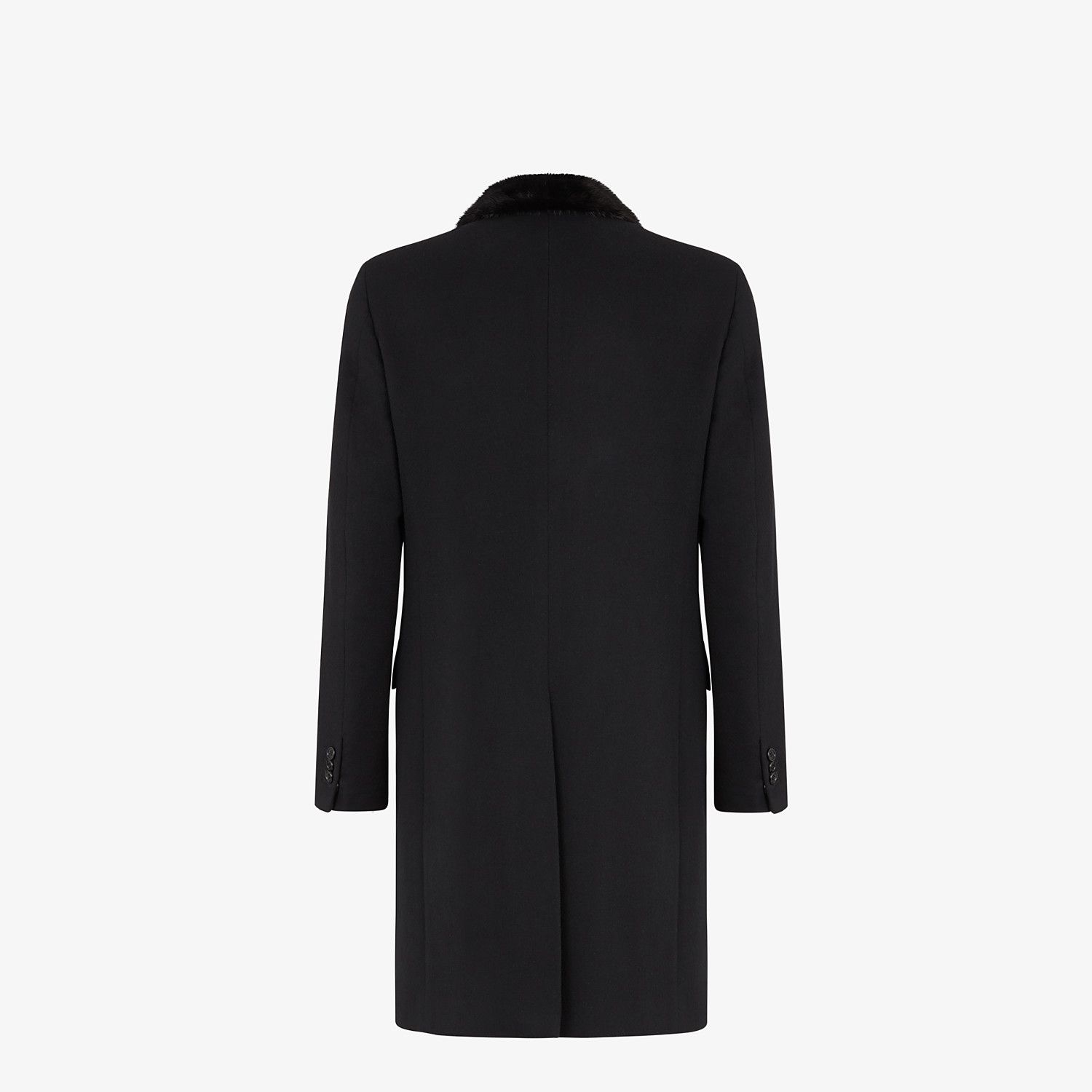 Black cashmere coat - 2