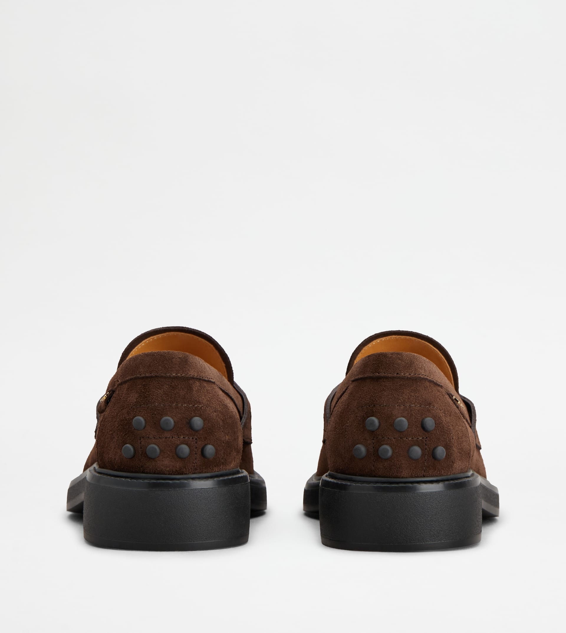 LOAFERS IN SUEDE - BROWN - 3