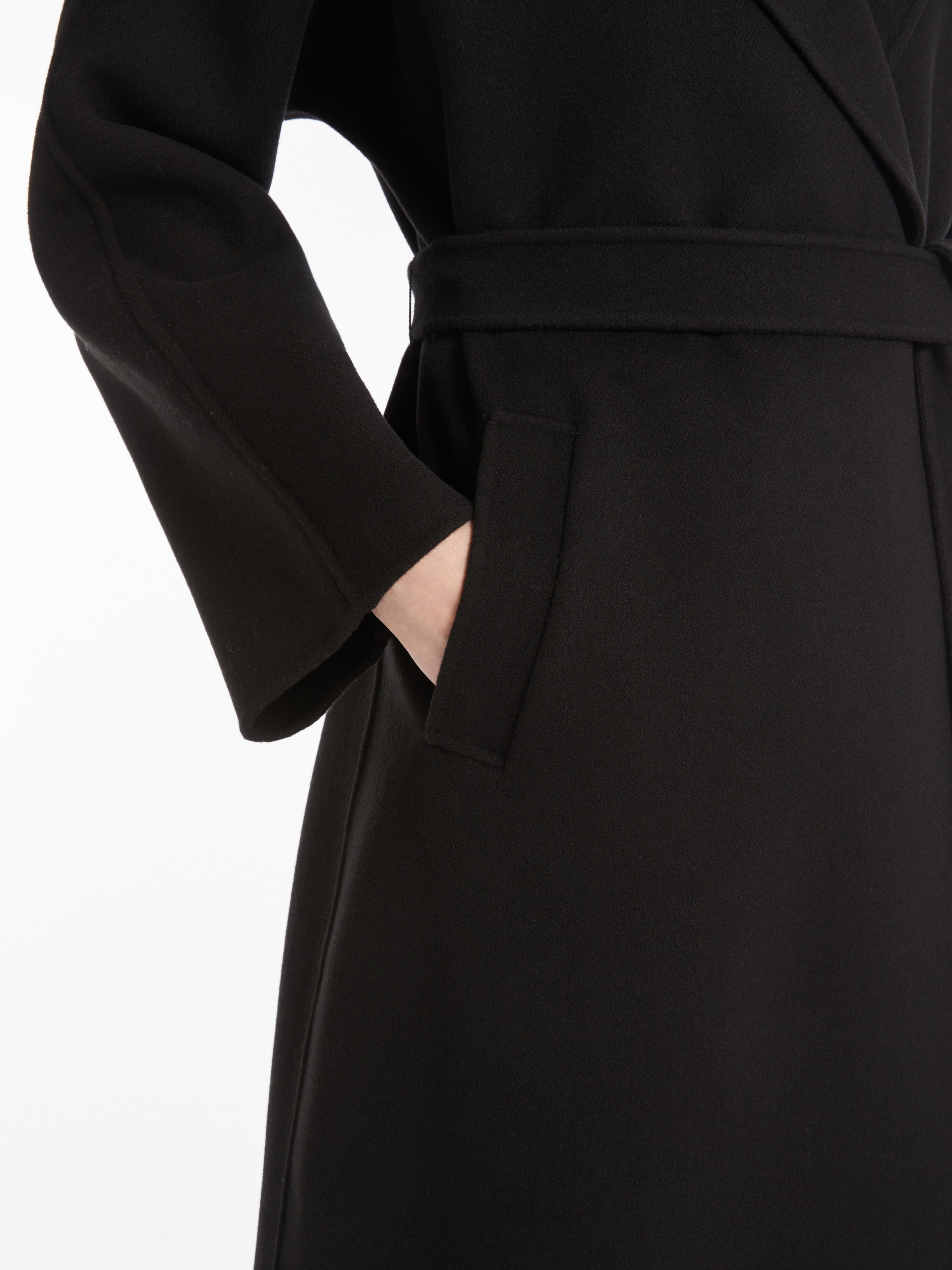 CIVADA Double-faced wool-blend robe coat - 5