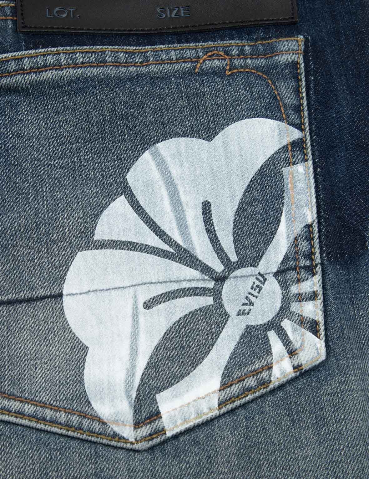 Kamon Print Carrot Fit Denim Jeans #2017 - 10