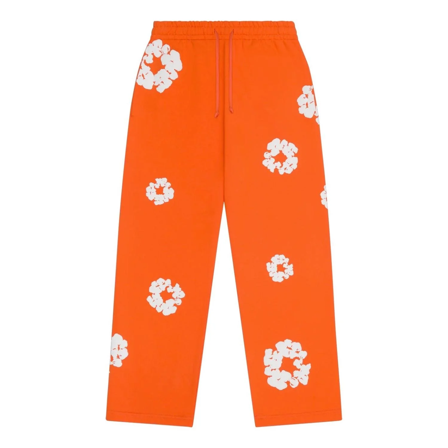 Denim Tears Cotton Wreath Baggy Sweatpants 'Orange' FW25BAS15902309 - 1