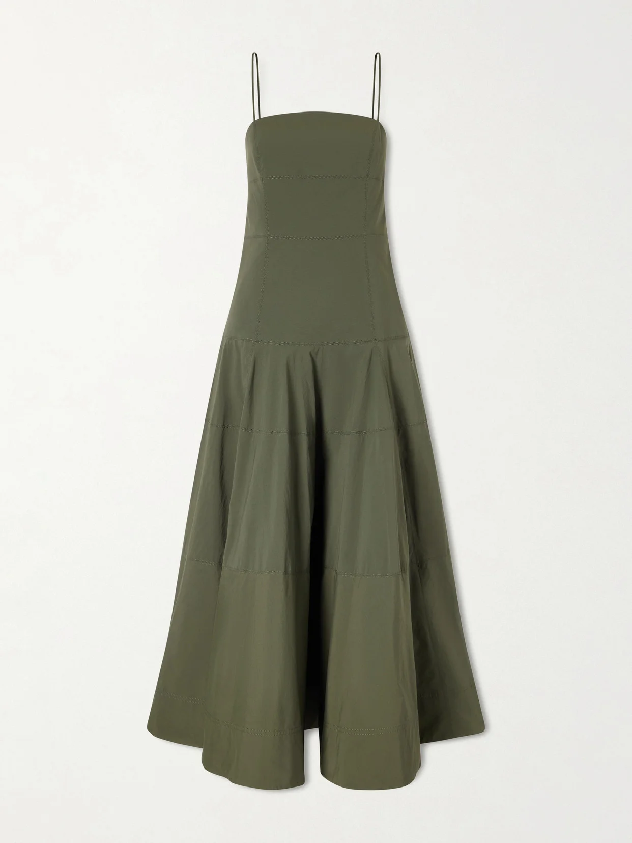 Ilona Taffeta Midi Dress - 1