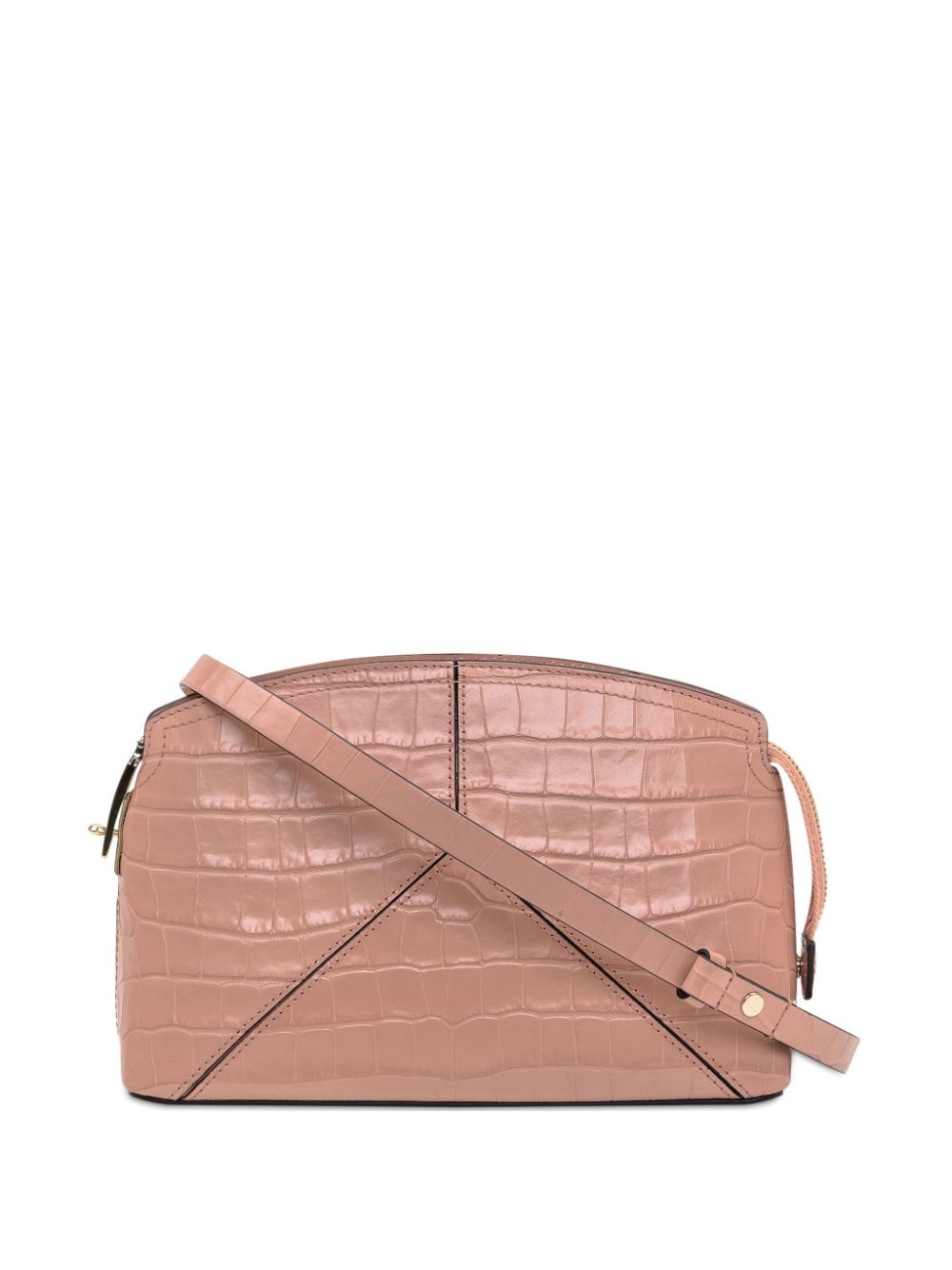 croc-effect crossbody bag - 4