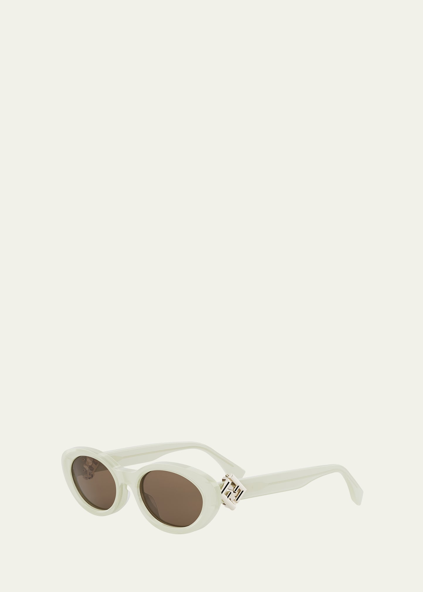 FF Diamonds Acetate Oval Sunglasses - 2