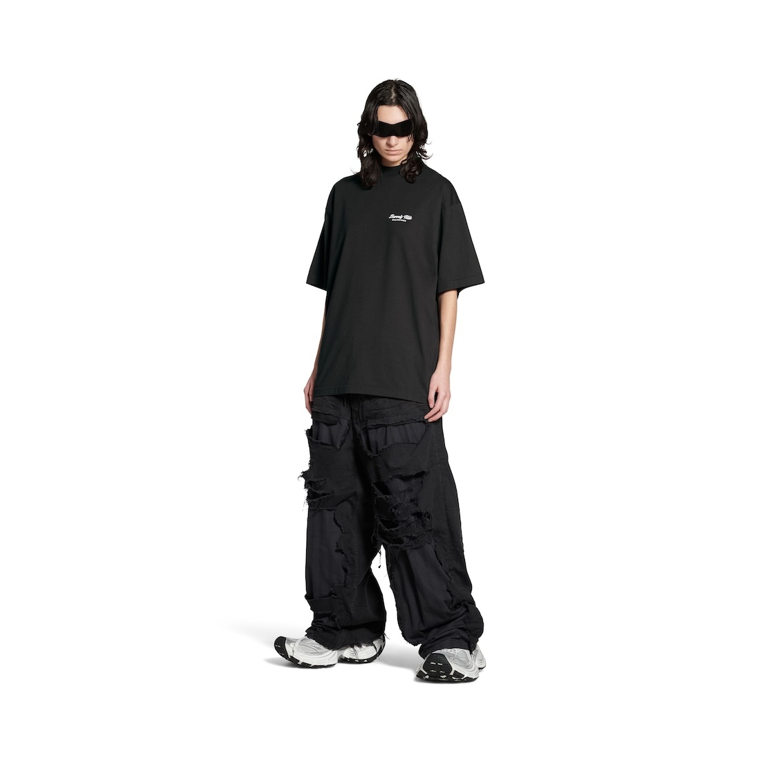BALENCIAGA Beverly Hills T-shirt Medium Fit in Black
