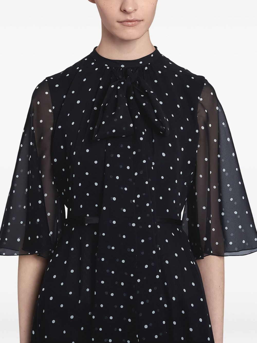 polka-dot maxi dress - 5