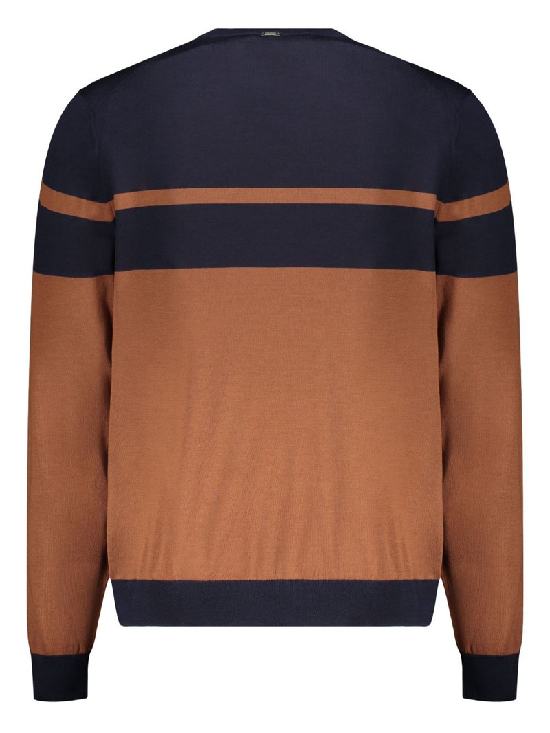 Herno crew-neck virgin wool sweater outlook