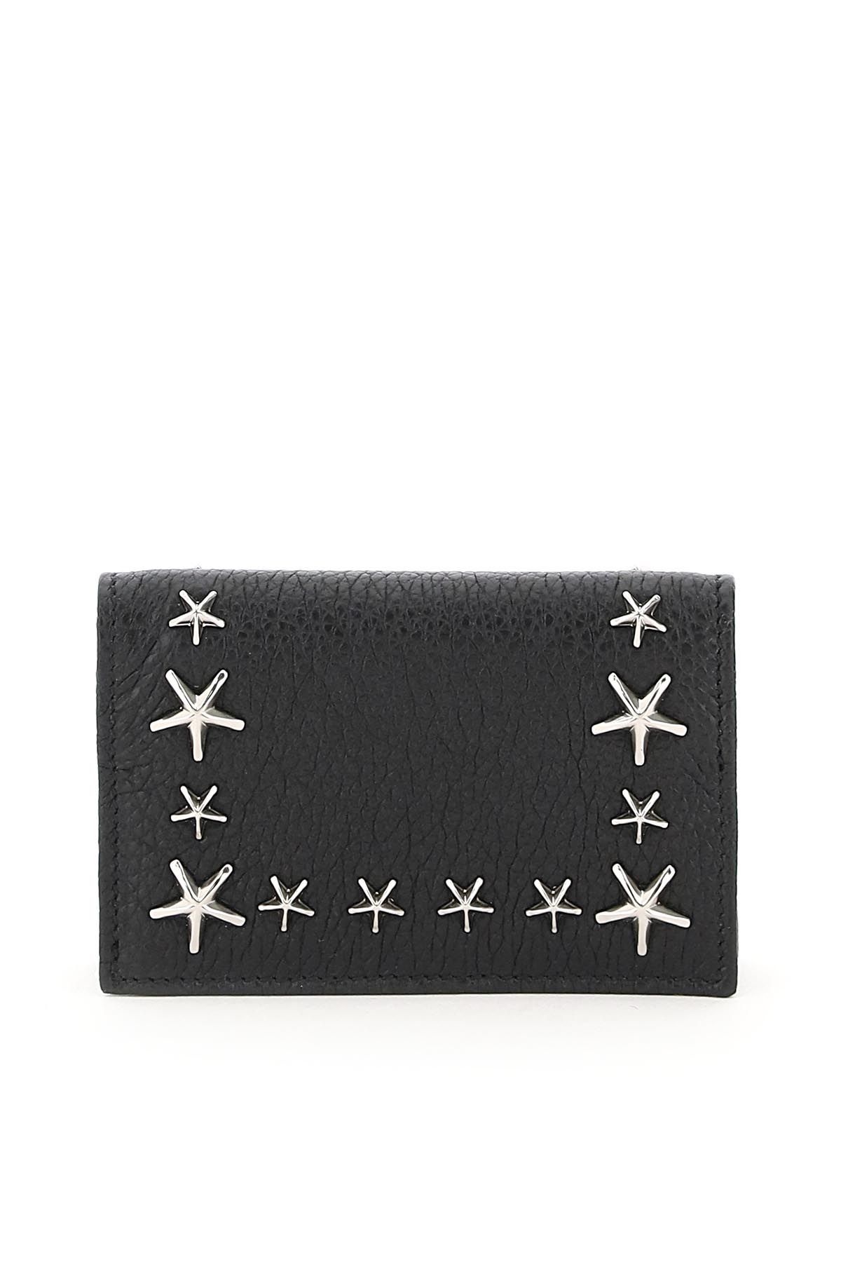 MULTIPOCKETS STAR STUDS CARD HOLDER - 3