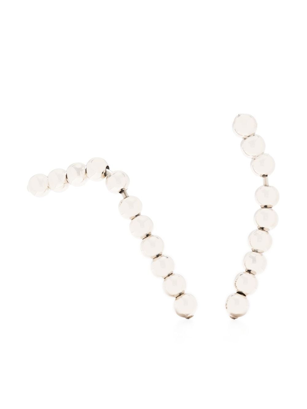 bead-detail statement earrings - 1