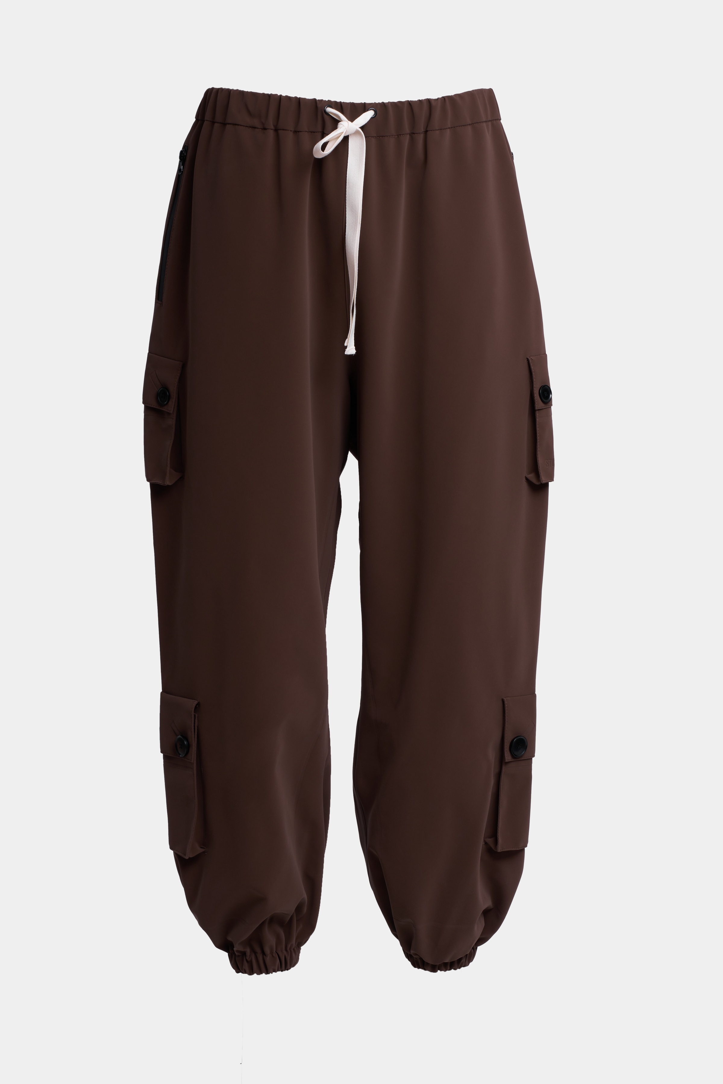 Kvala Matte Trousers Dark Brown - 6
