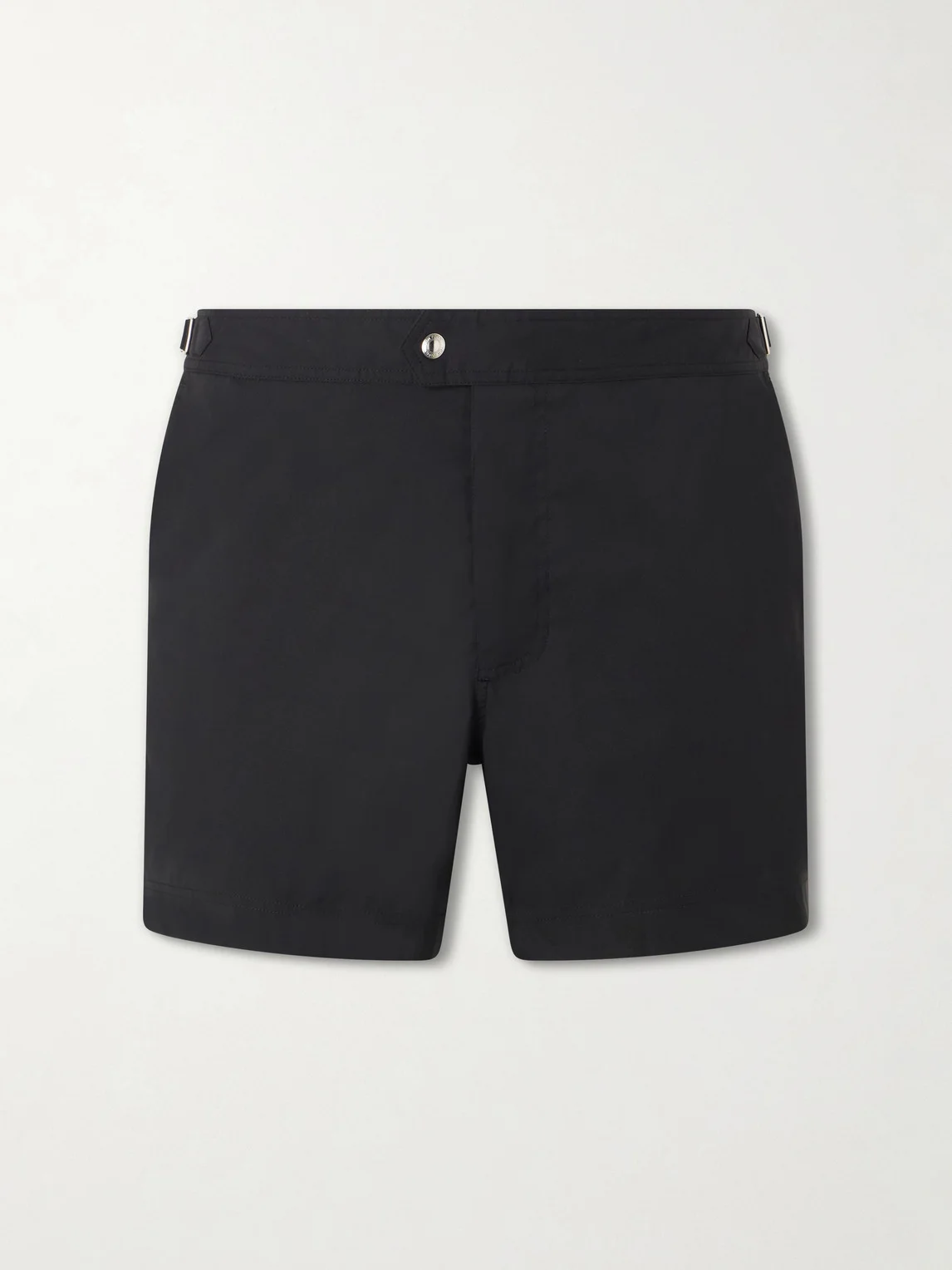 Straight-Leg Mid-Length Swim Shorts - 1