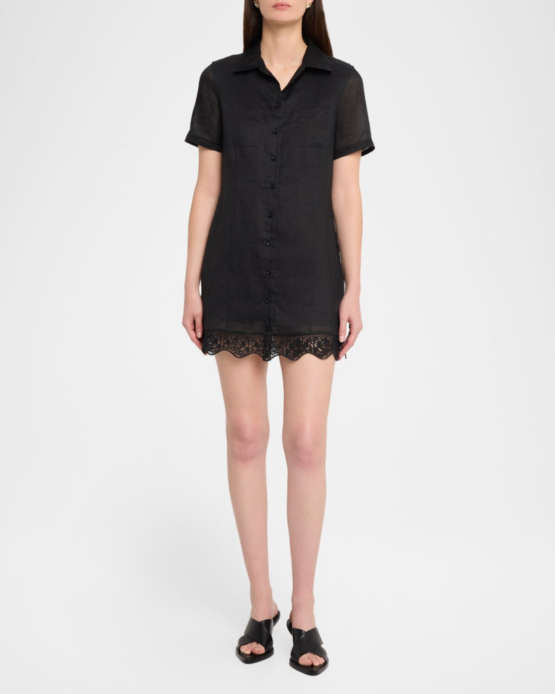 FRAME The Embroidered Seaside Dress outlook