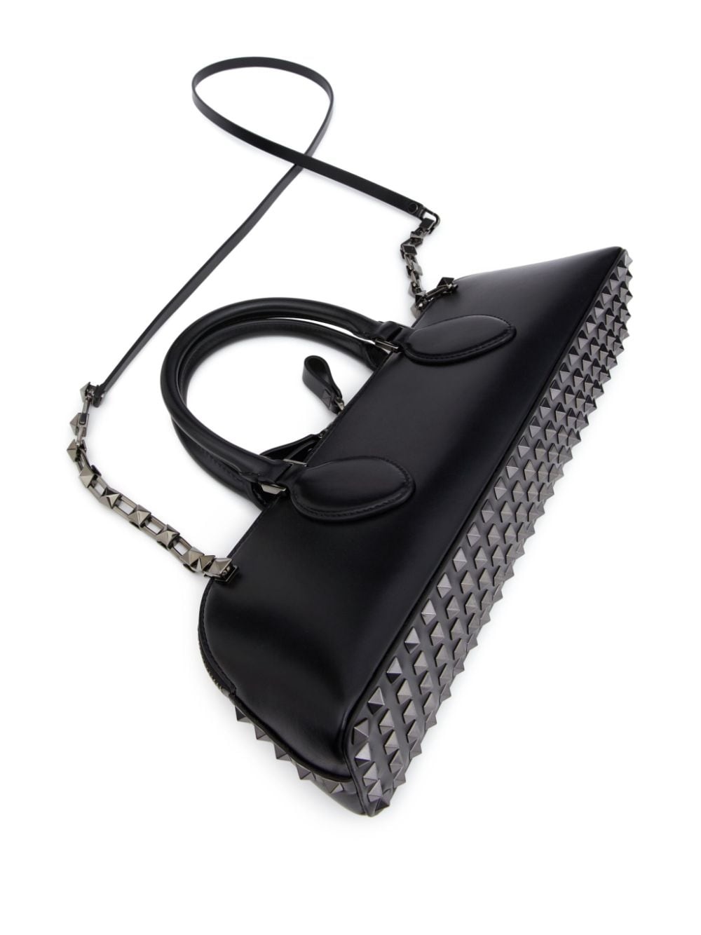Rockstud East-West leather tote bag - 5