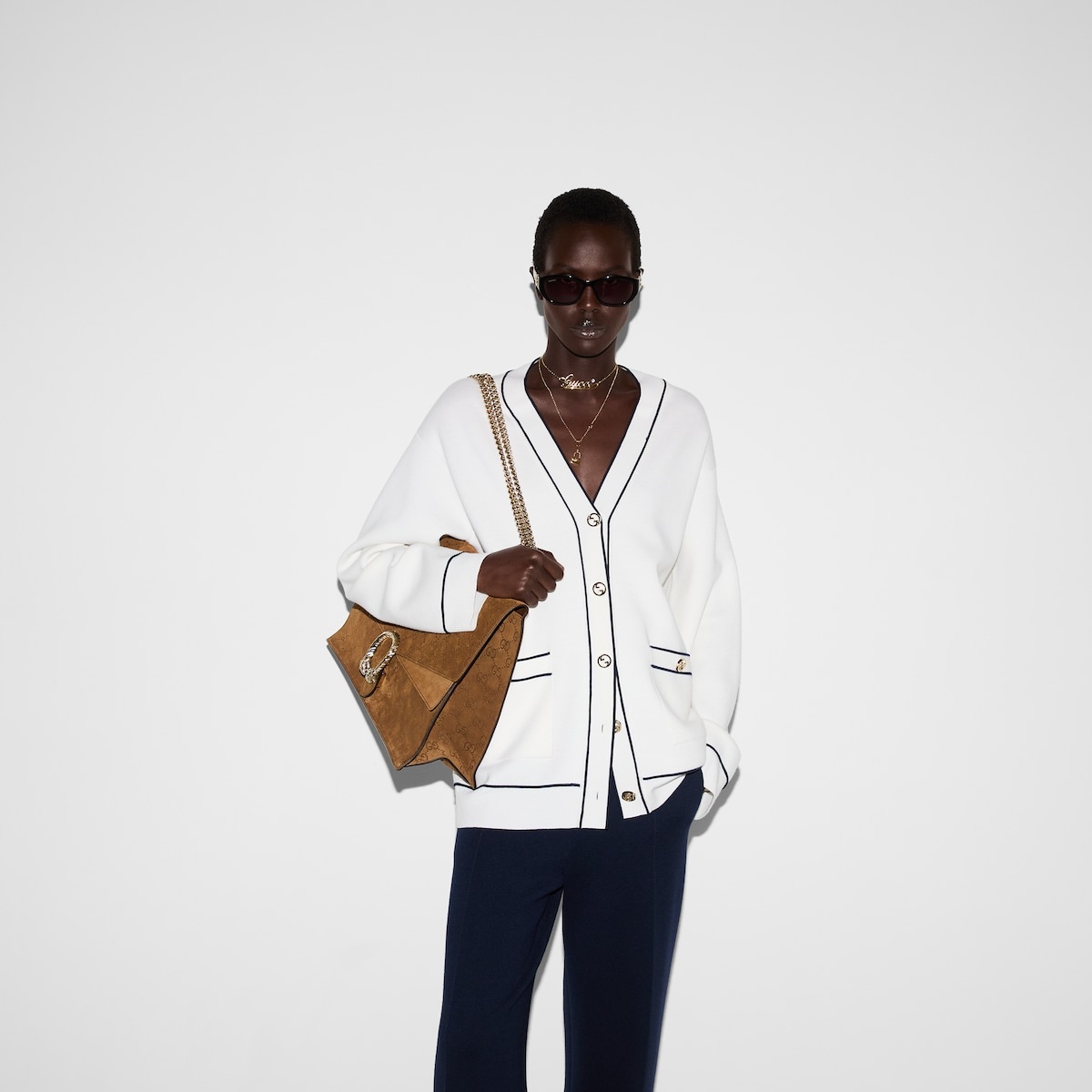 Fine wool cardigan - 6