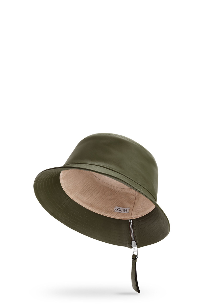 Fisherman hat in nappa calfskin 1