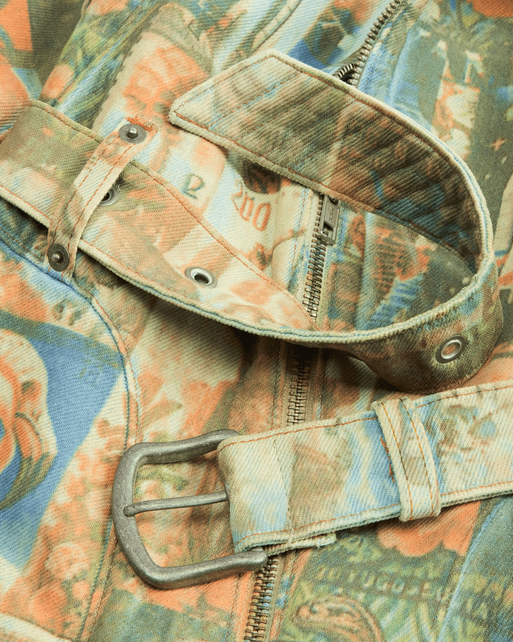 Women's Levi’s Carina Waisted Jacket Postal Stamp Print - 4