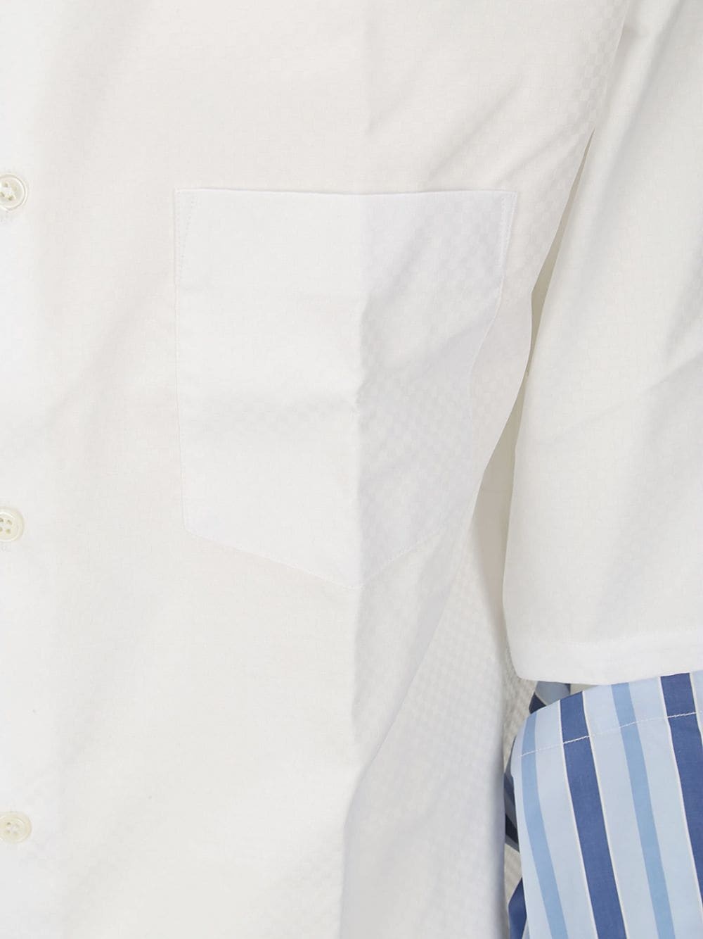 stripe detail cotton shirt - 3