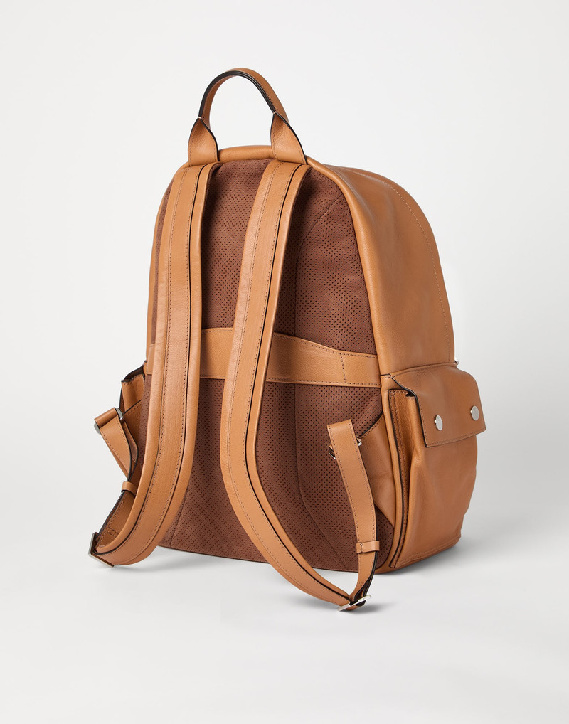 Brunello Cucinelli Cowhide travel backpack outlook