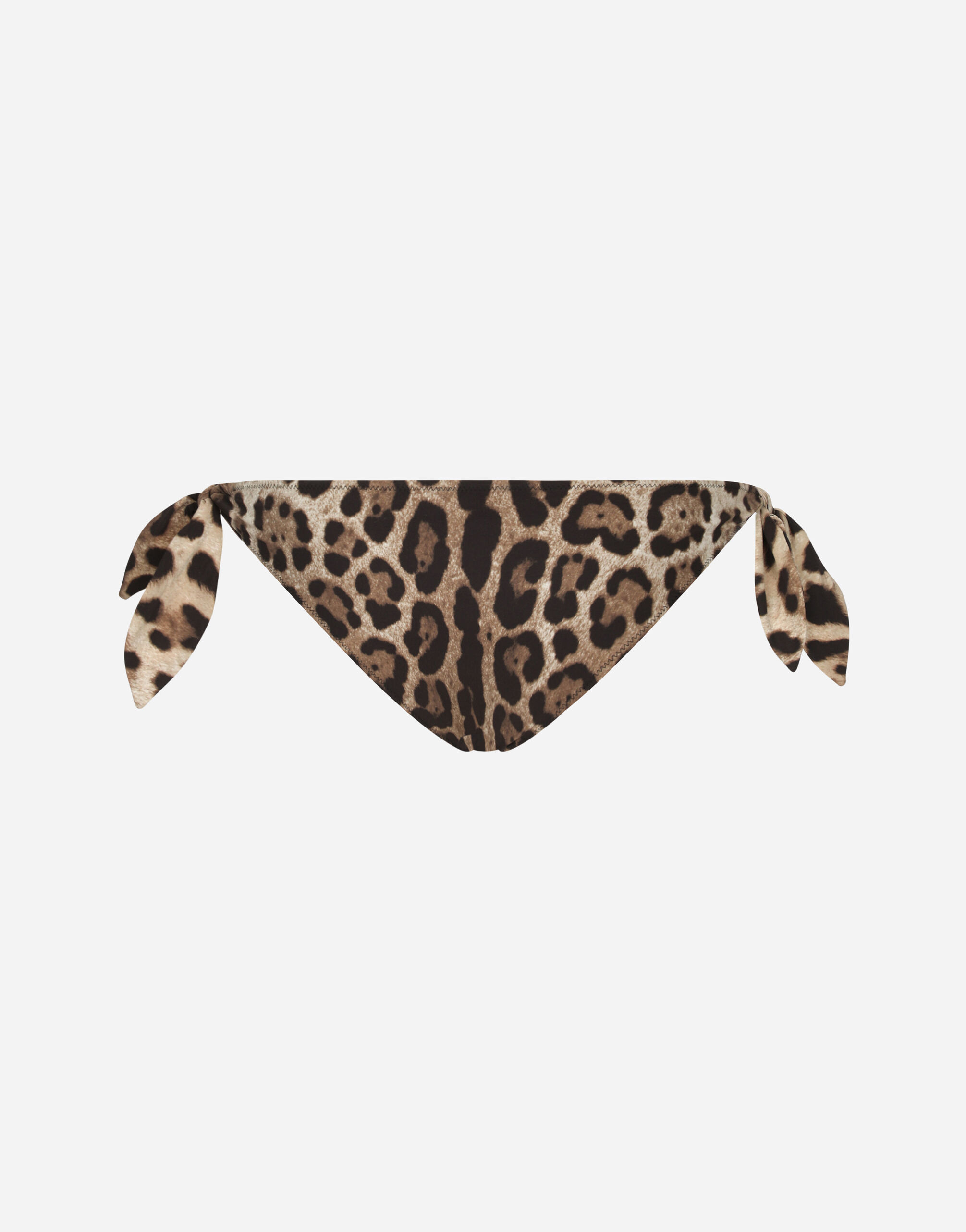 Leopard-print tie bikini bottoms - 2