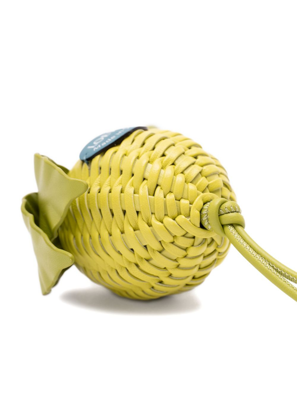 Apple leather charm - 2